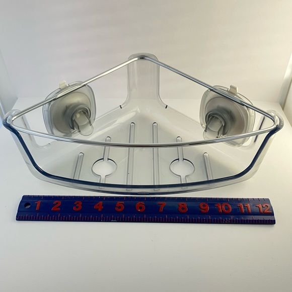 Oxo Good Grips Stronghold Suction Corner Basket Shower Organizer - Picture 10 of 11